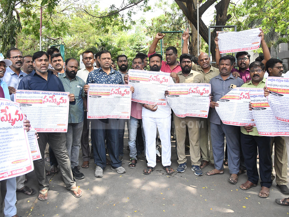 Telangana RTC Employees Strike HD Photos25