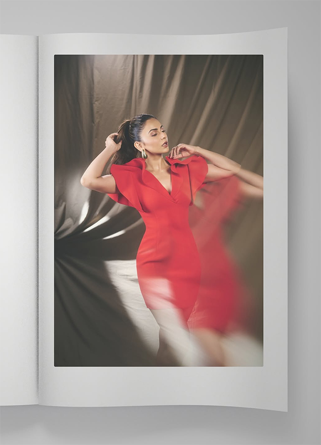 Indian Actress Rakul Preet Singh Red Dress Viral Photos13