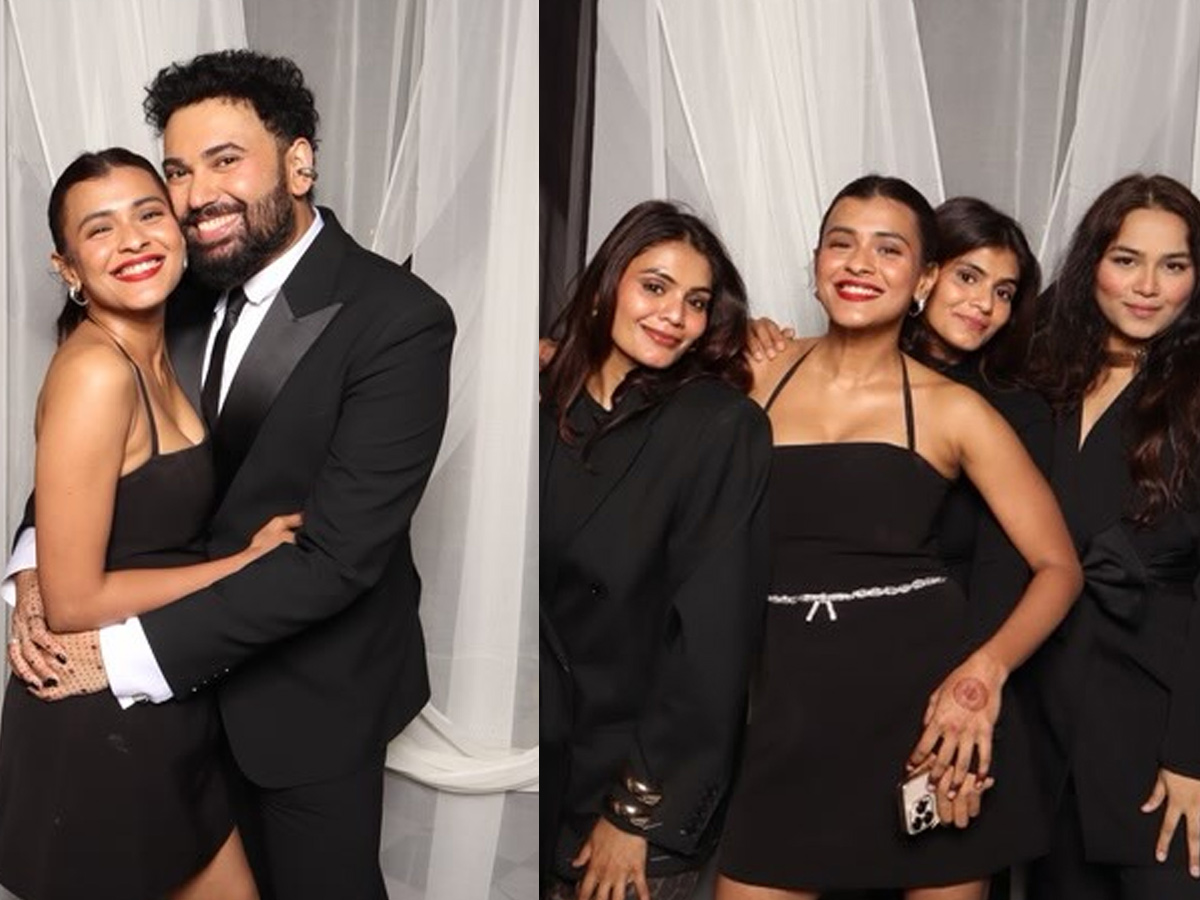 Actress Hebah Patel Enjoying NIght Party With Friends Photos1