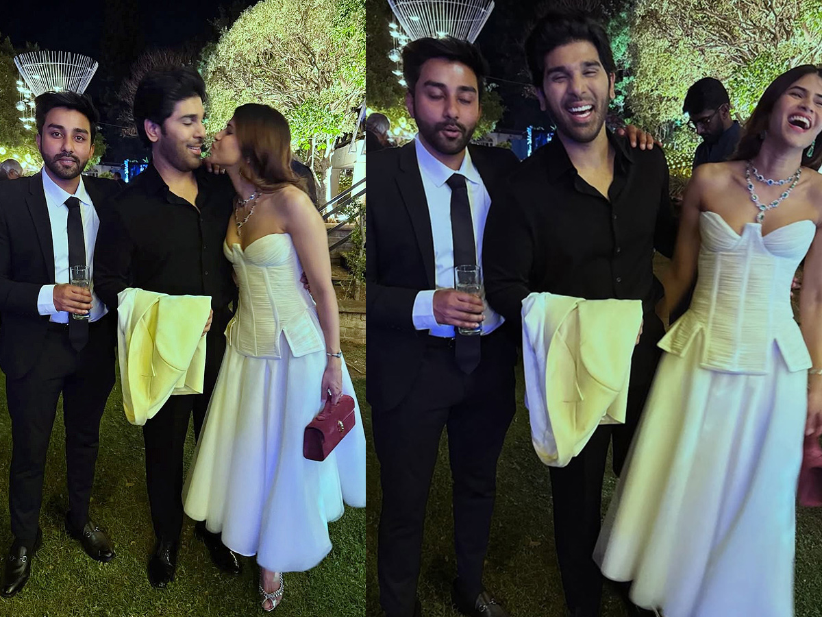 Allu Sirish And Nayanika Reddy At The event Photos1