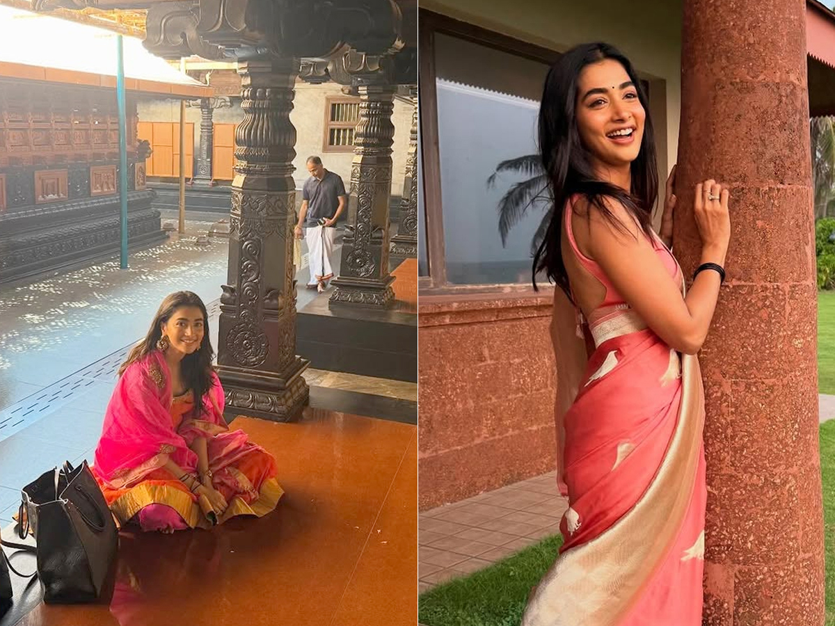 Actress Pooja Hegde Enjoying At Her Home Town In Mangalore Photos1