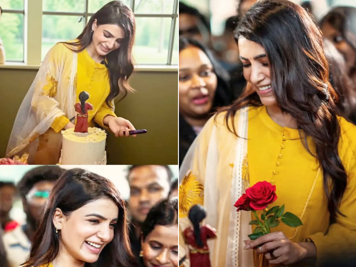 Actress Samantha Birthday Celebrations With Fans Photos1