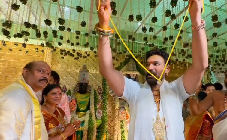 Bellamkonda Sai Sreenivas Ties The Knot With Kavya Reddy Photos11