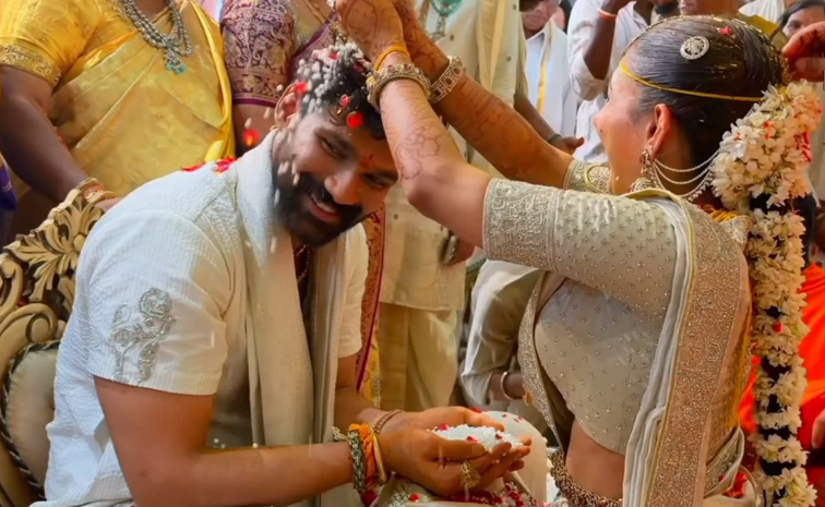 Bellamkonda Sai Sreenivas Ties The Knot With Kavya Reddy Photos14