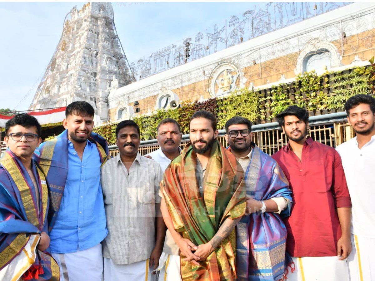 RCB captain Rajat Patidar And vice-captain Jitesh Sharma visited the Tirumala Photos6