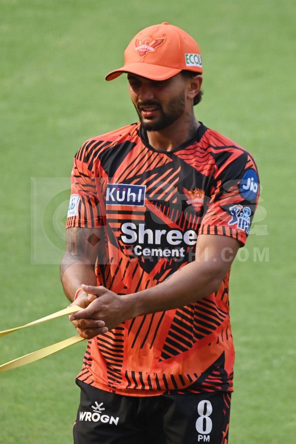 Sunrisers Hyderabad Team Practice At Uppal Stadium Photos5