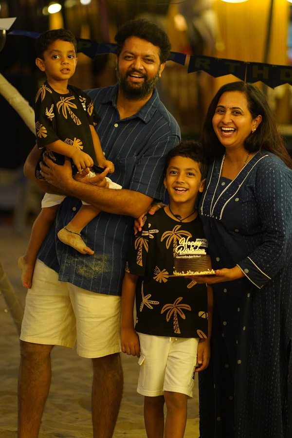 Anchor Lasya Manjunath Shares Son Birthday Celebrations Photos2