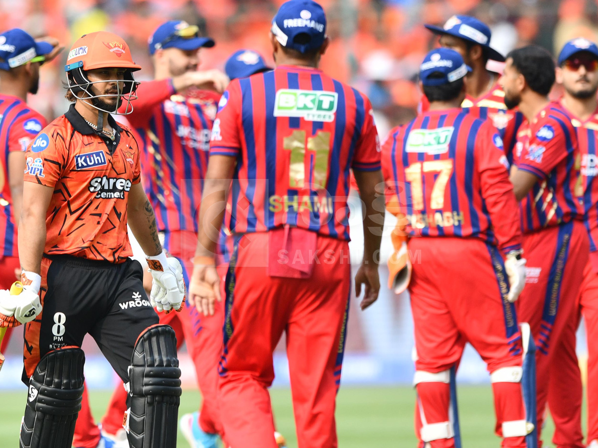 SRH vs LSG IPL 2026 : Celebrities At Uppal Cricket Stadium Hyderabad Photos49