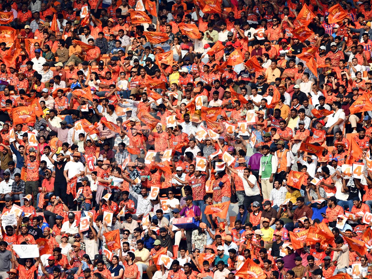 SRH vs LSG IPL 2026 : Celebrities At Uppal Cricket Stadium Hyderabad Photos52