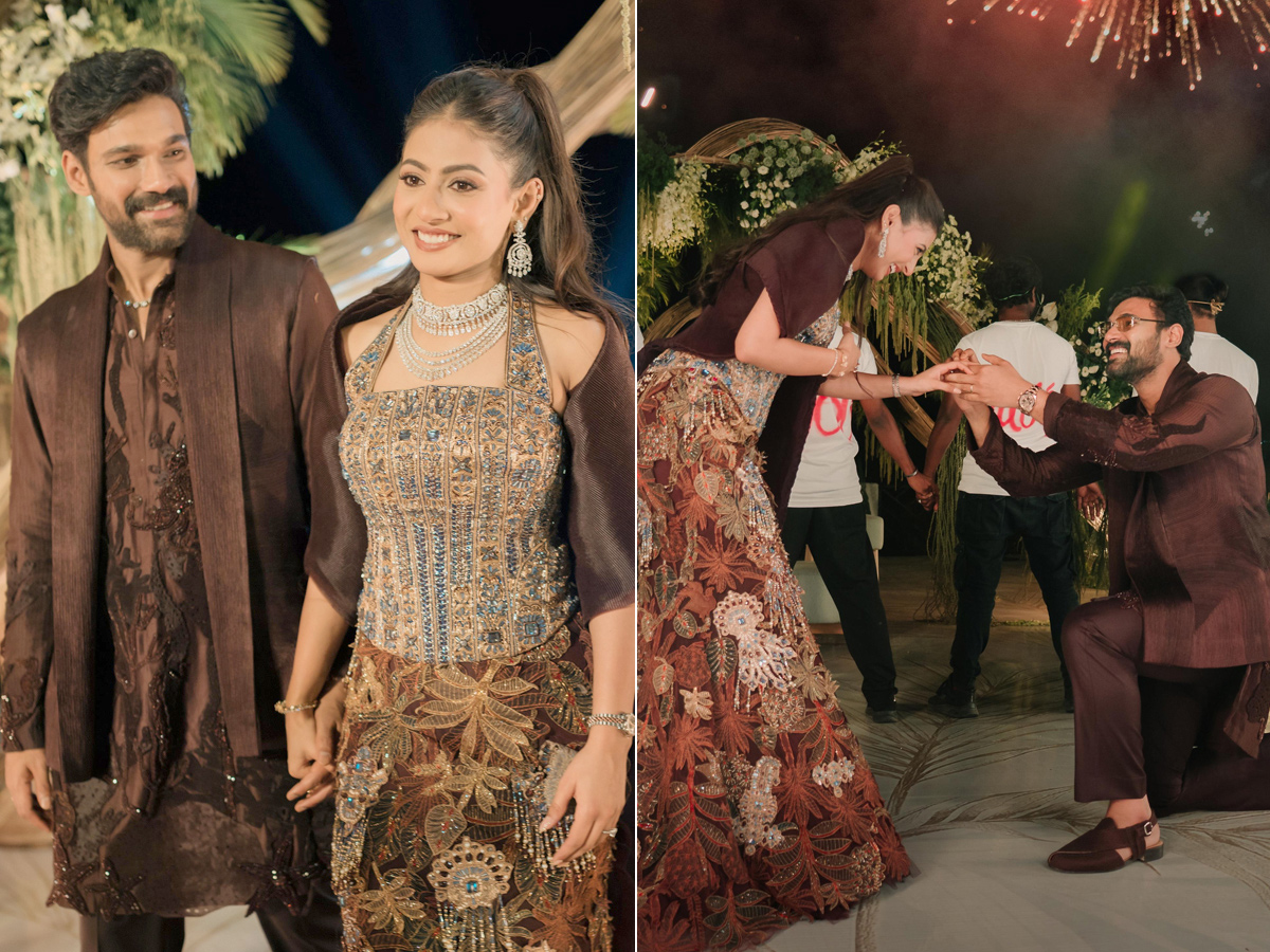 Bellamkonda Sai Sreenivas is officially engaged to Kavya Photos1