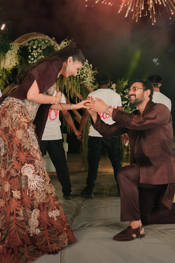 Bellamkonda Sai Sreenivas is officially engaged to Kavya Photos9