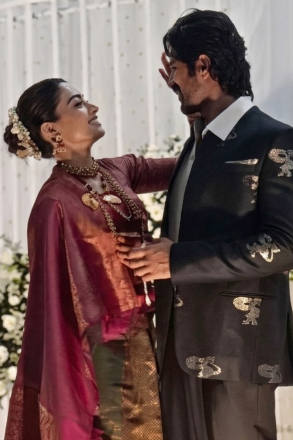 Vijay-Rashmika Kodagu Reception Photos2