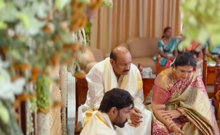 Actor Bellamkonda Sai Sreenivas And Kavya Reddy Wedding Lagna Patrika Photos25