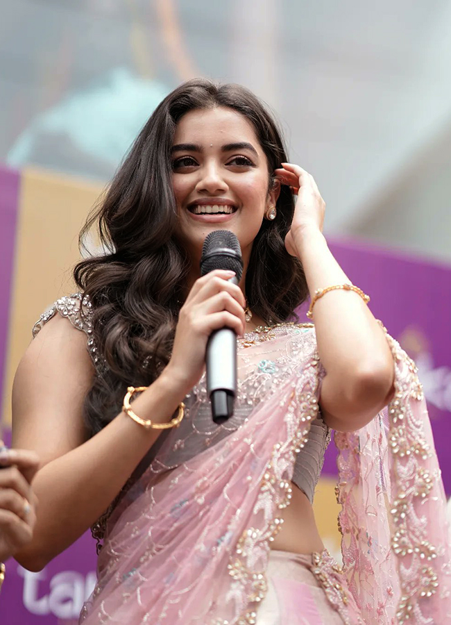 Tollywood Actress Bhagyashri Borse in Vijayawada14