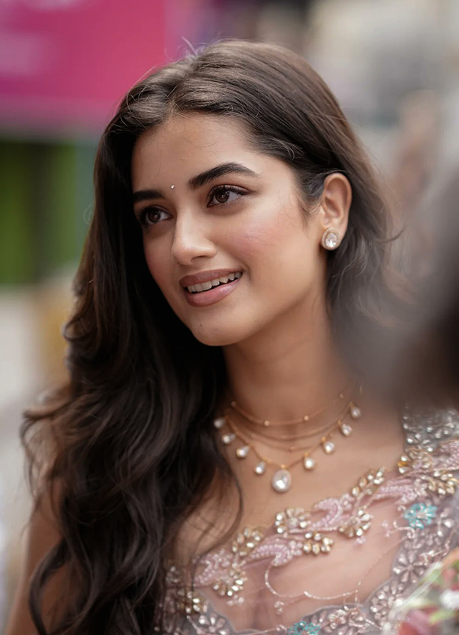 Tollywood Actress Bhagyashri Borse in Vijayawada6