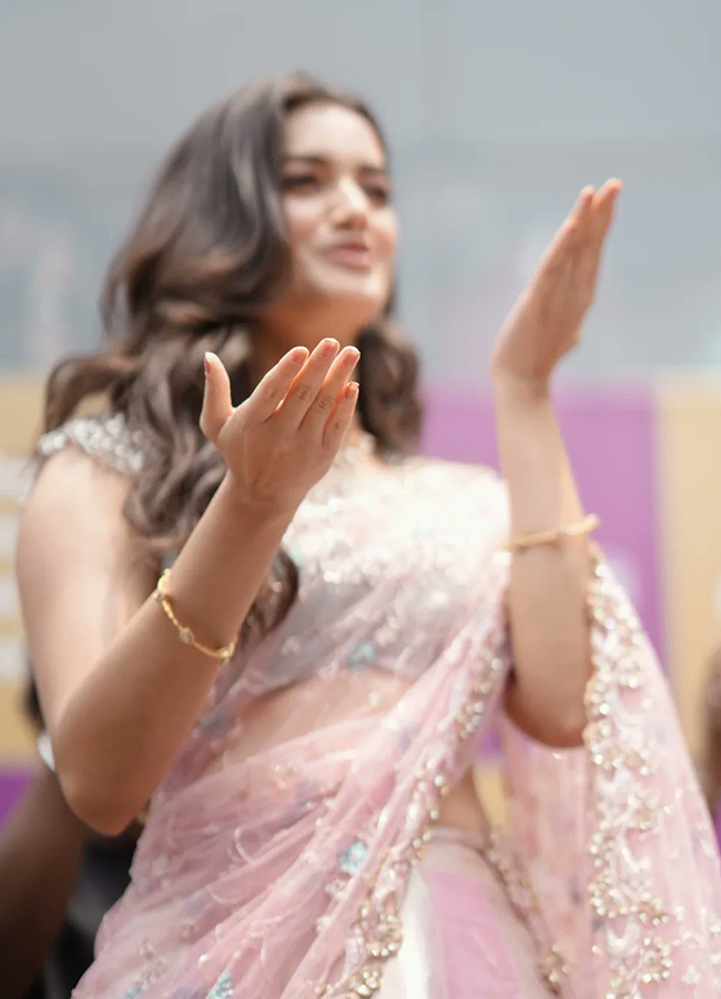 Tollywood Actress Bhagyashri Borse in Vijayawada9