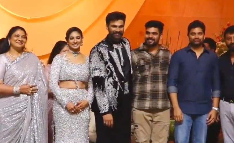 Actor Grand Bellamkonda sai sreenivas Reception Photos6