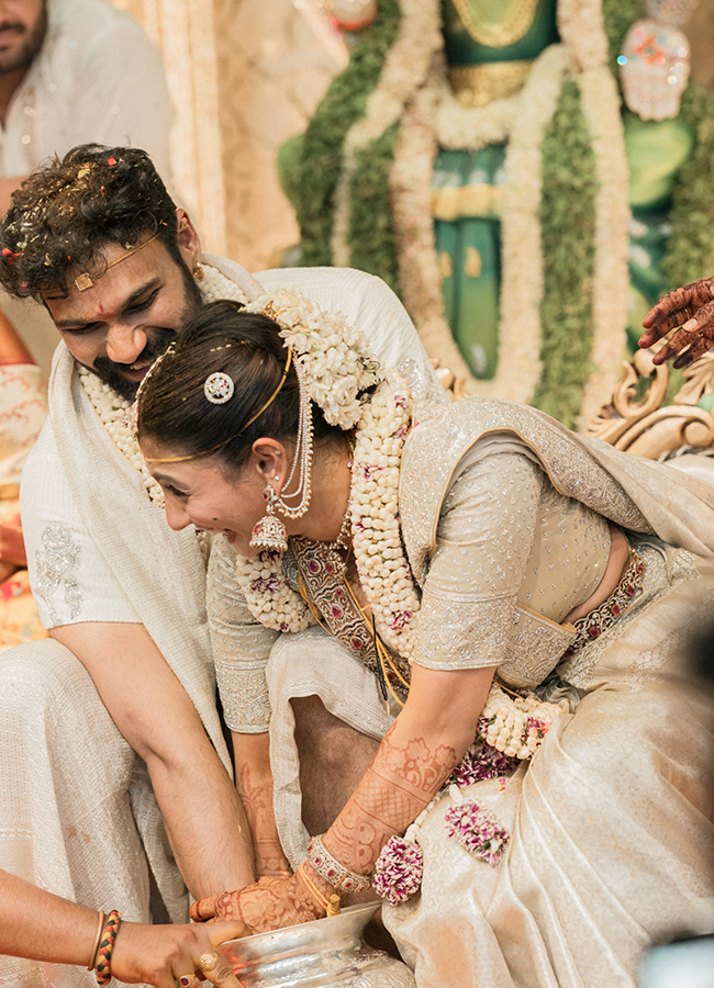 Bellamkonda Sai Sreenivas Marriage Kavya Reddy Wedding in Tirumala16