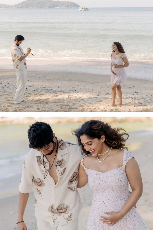 Reba John And Joemon Joseph look Adorable In pregnancy photoshoot Photos11