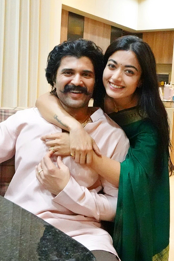 Rashmika Mandanna shared glimpses of Her husband Vijay Deverakonda birthday Photos2