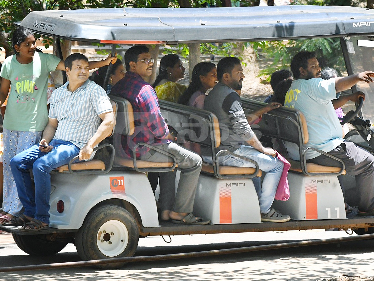 Touritsts Enjoying Summer Vacations At Zoo Photos5