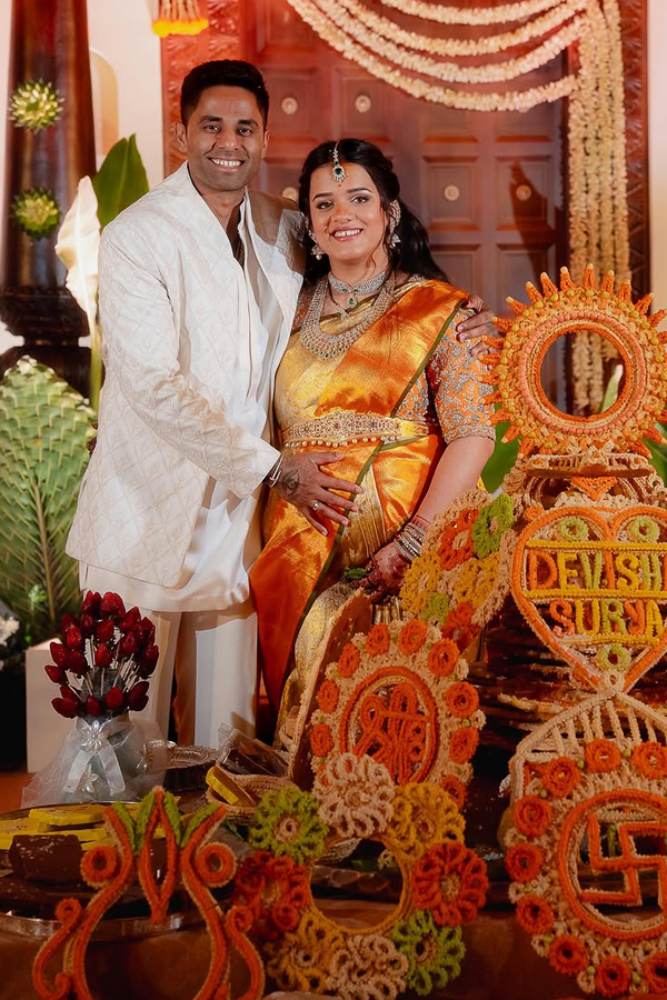 Surya Kumar Yadav And Devisha Shetty Beautiful Baby shower Photos13