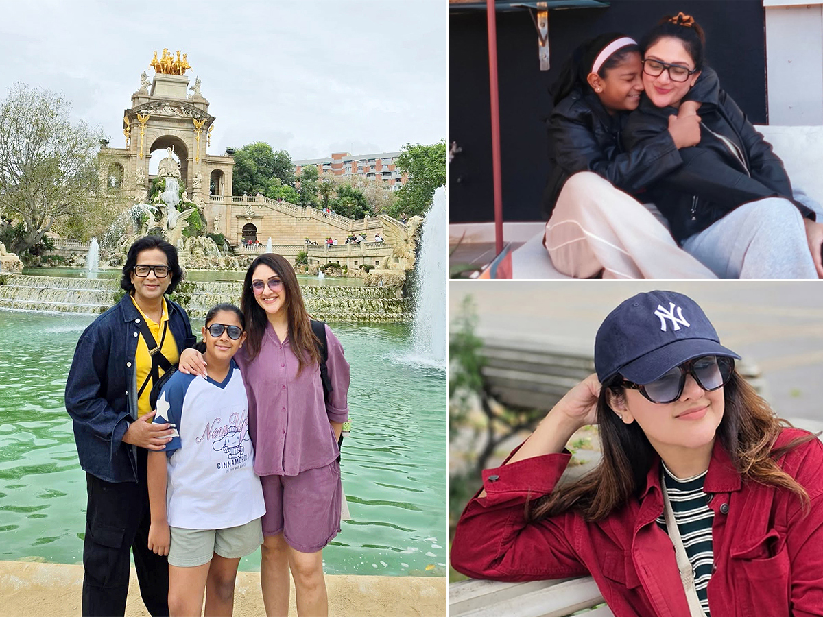 Heroine Sridevi Vijaykumar on a Family Trip Viral Photos1