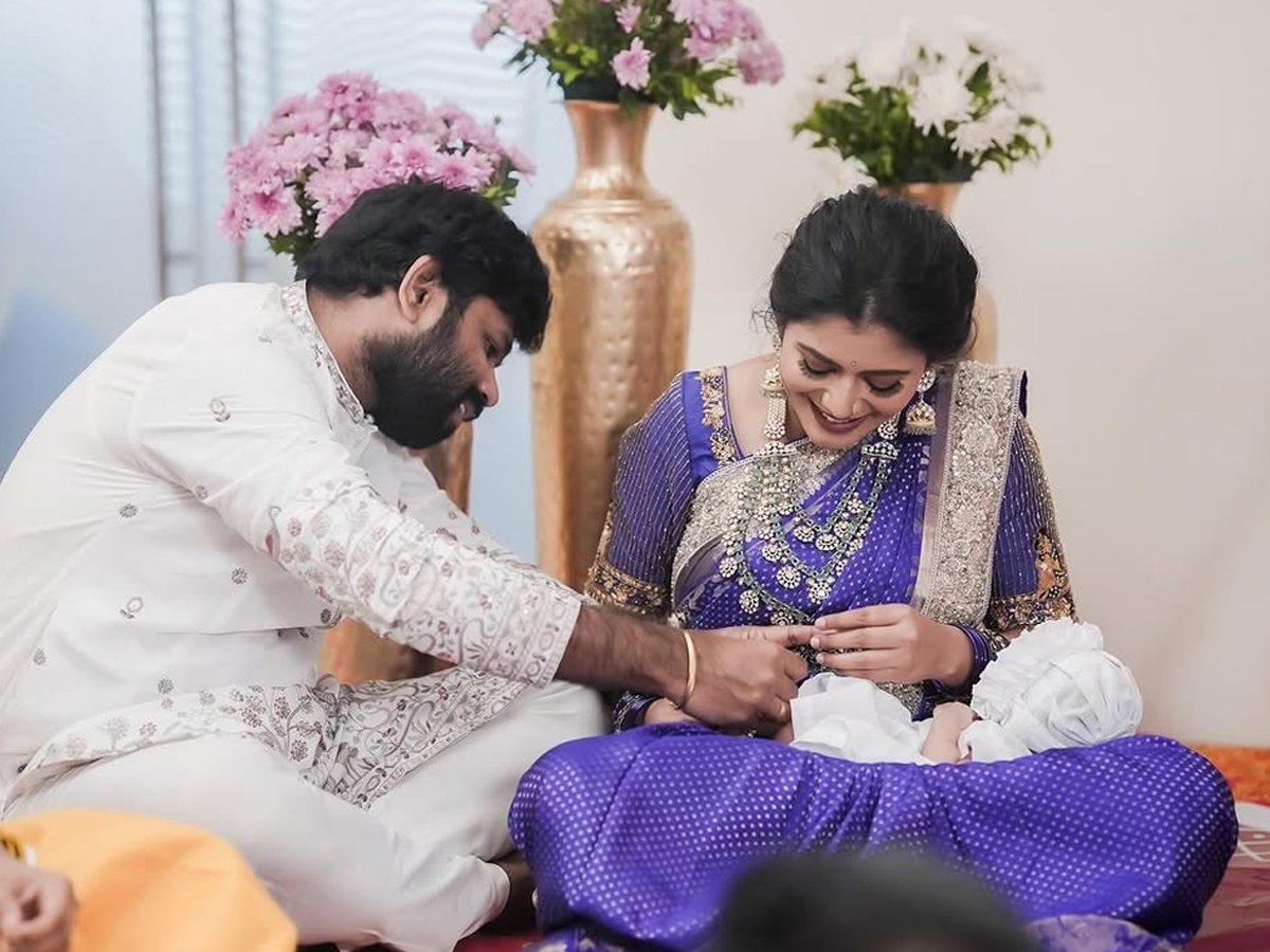 Big Boss Fame Siva Jyothi Daughter 21st Day Celebrations Photos4