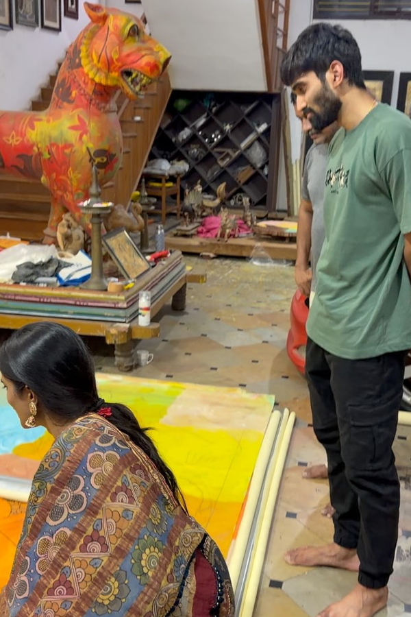 Kidambi Srikanth, Wife Shravya Varma Visited Tirumala Photos4