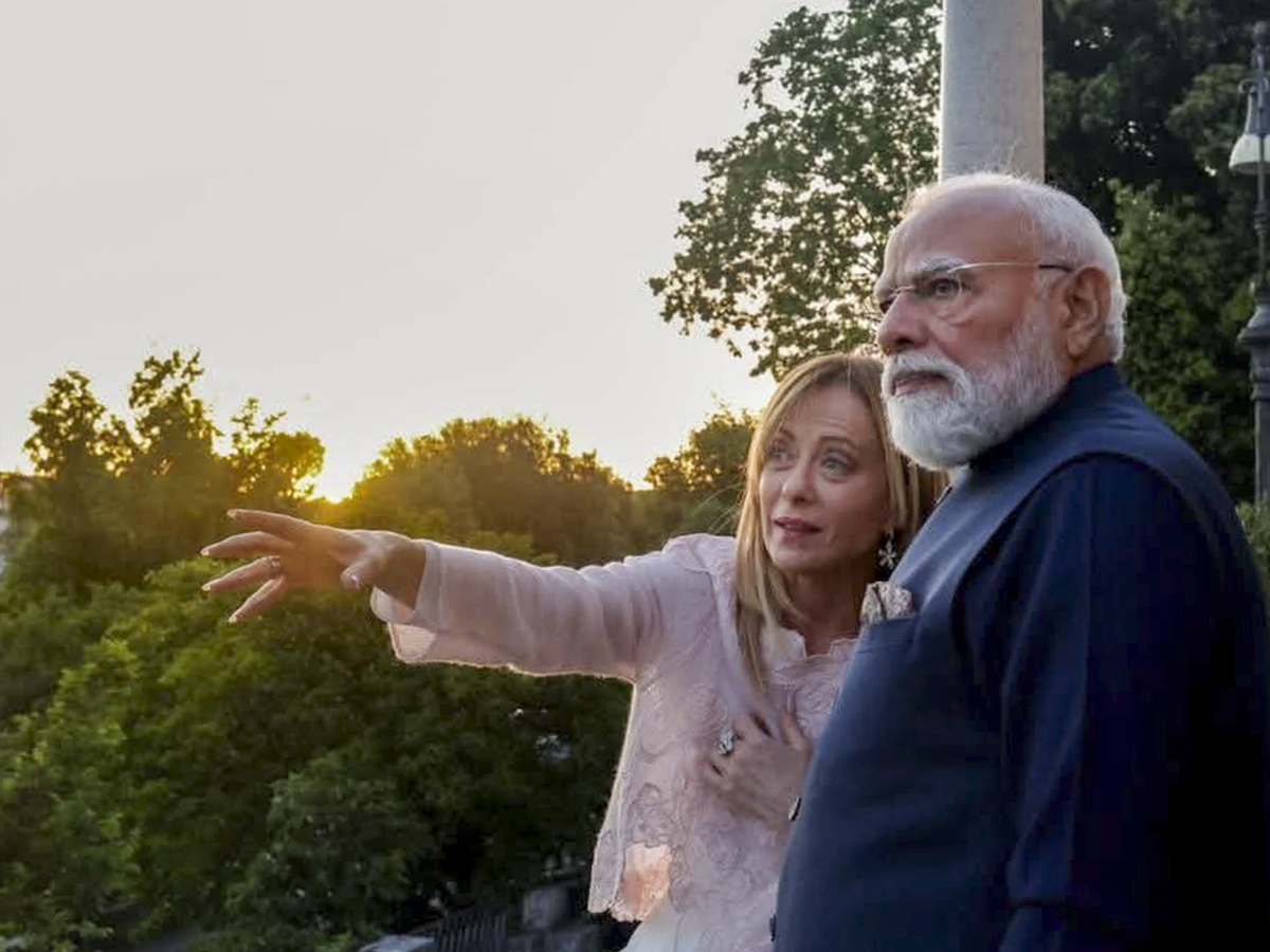 PM Modi Dinner, Drive, Colosseum Diplomacy With Meloni In Rome Photos15