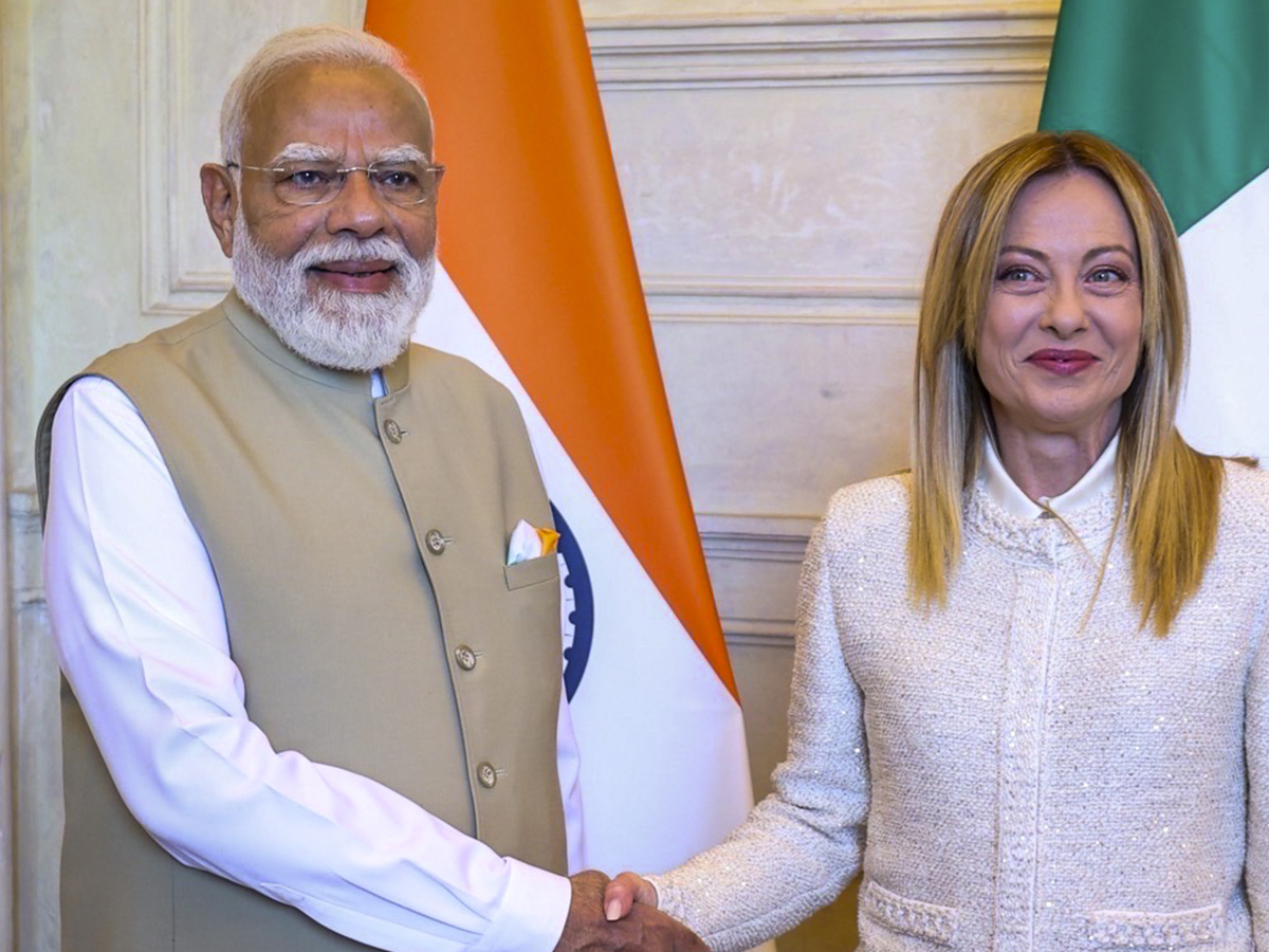 PM Modi Dinner, Drive, Colosseum Diplomacy With Meloni In Rome Photos17