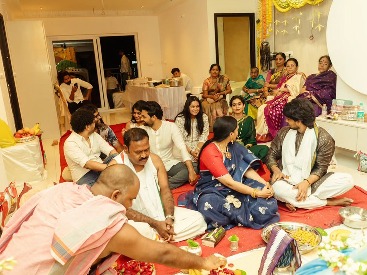 Shanmukh Jaswanth New House Opening Ceremony With Wife Vaishnavi, Photos Gallery Inside7