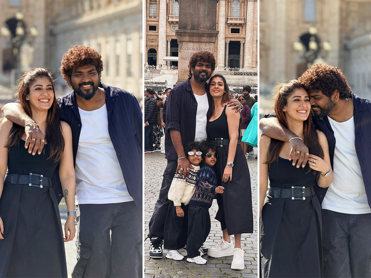 Nayanthara is enjoying vacation in Vatican city with her1