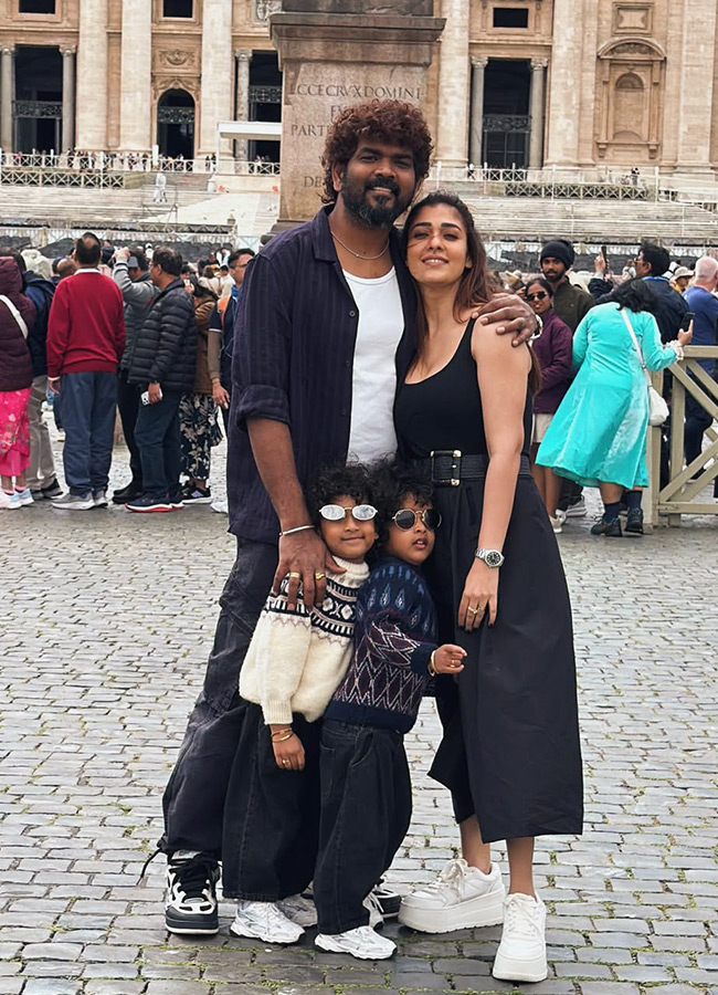 Nayanthara is enjoying vacation in Vatican city with her12