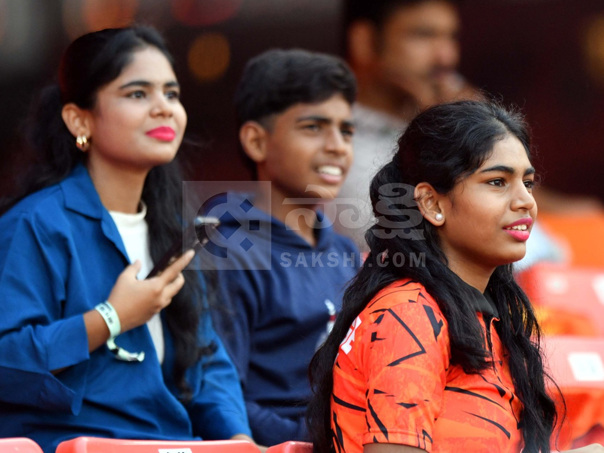 Celebrities In IPL Match At Hyderabad Uppal Cricket Stadium Photos16