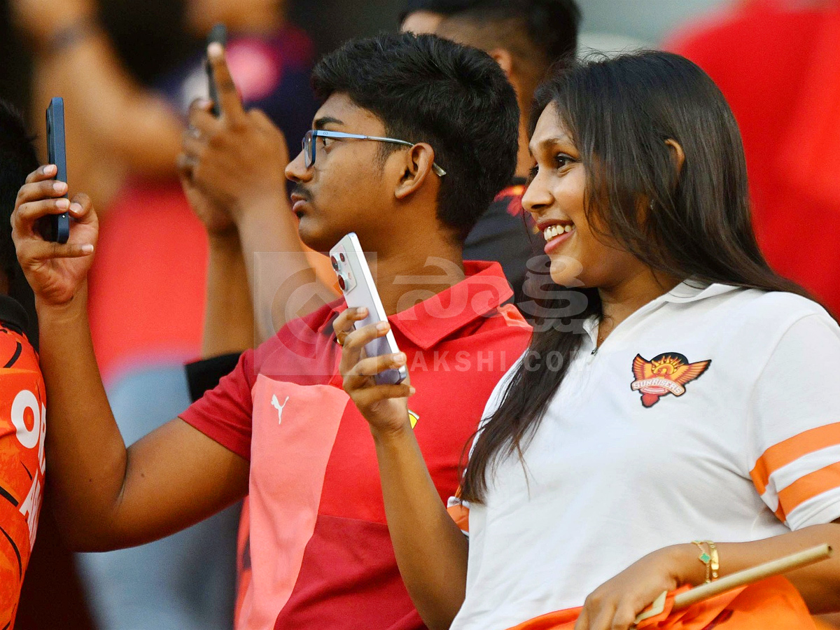 Celebrities In IPL Match At Hyderabad Uppal Cricket Stadium Photos18