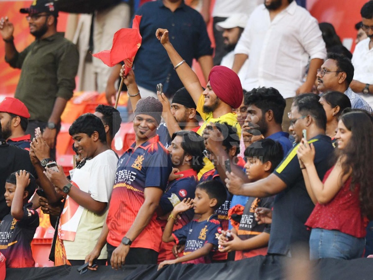 Celebrities In IPL Match At Hyderabad Uppal Cricket Stadium Photos21