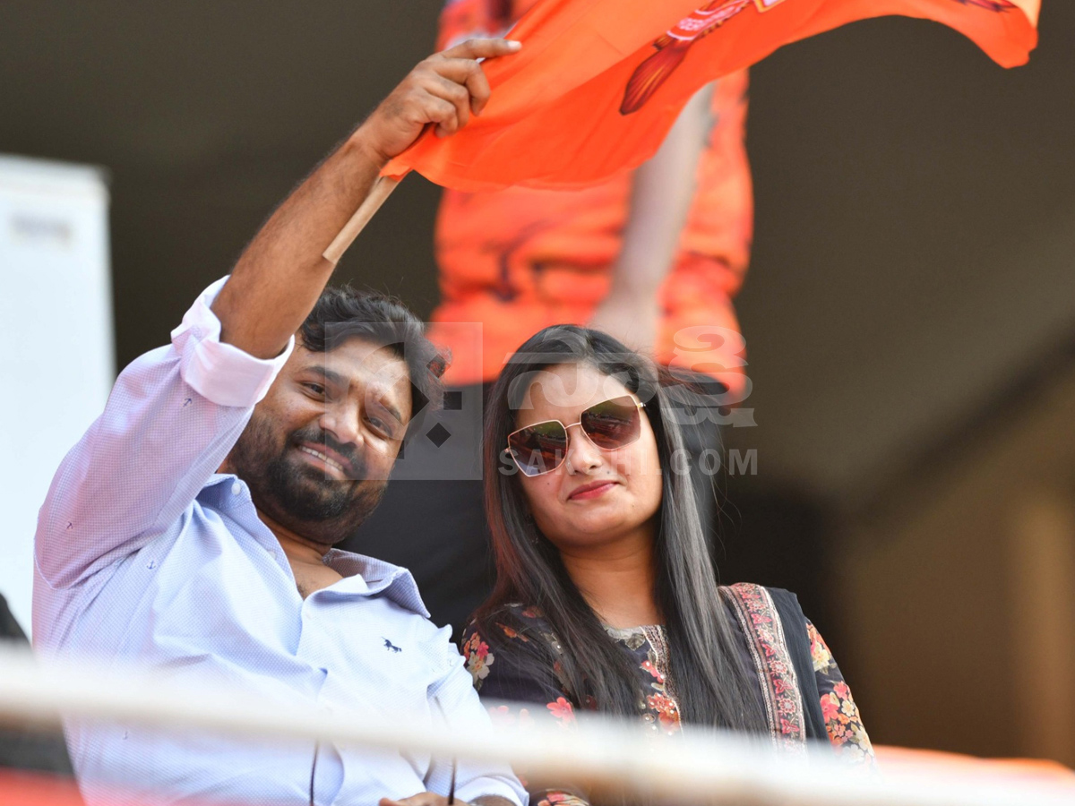 Celebrities In IPL Match At Hyderabad Uppal Cricket Stadium Photos9