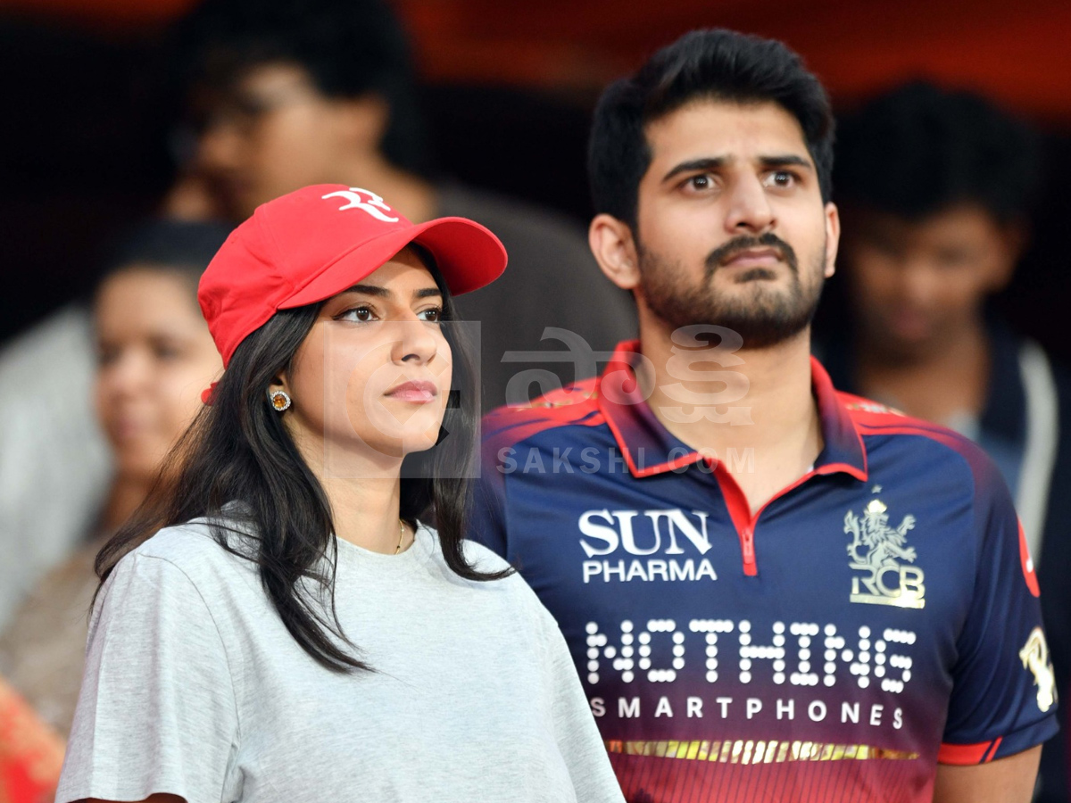Celebrities In IPL Match At Hyderabad Uppal Cricket Stadium Photos24