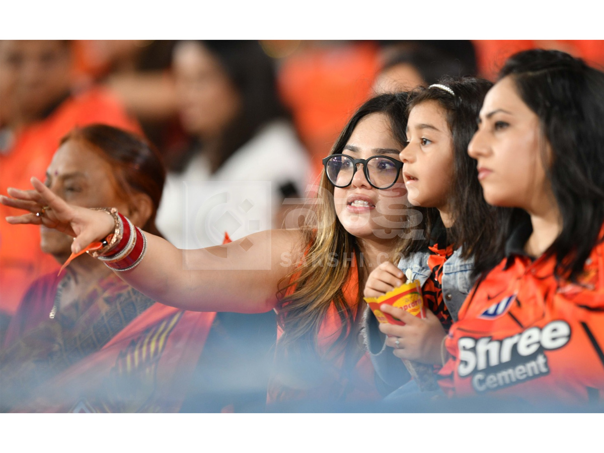 Celebrities In IPL Match At Hyderabad Uppal Cricket Stadium Photos28