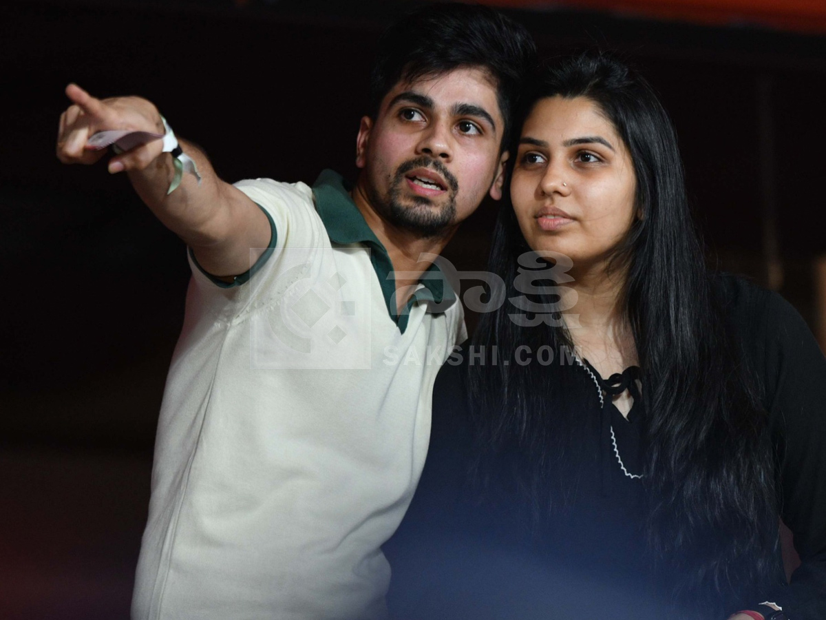 Celebrities In IPL Match At Hyderabad Uppal Cricket Stadium Photos31