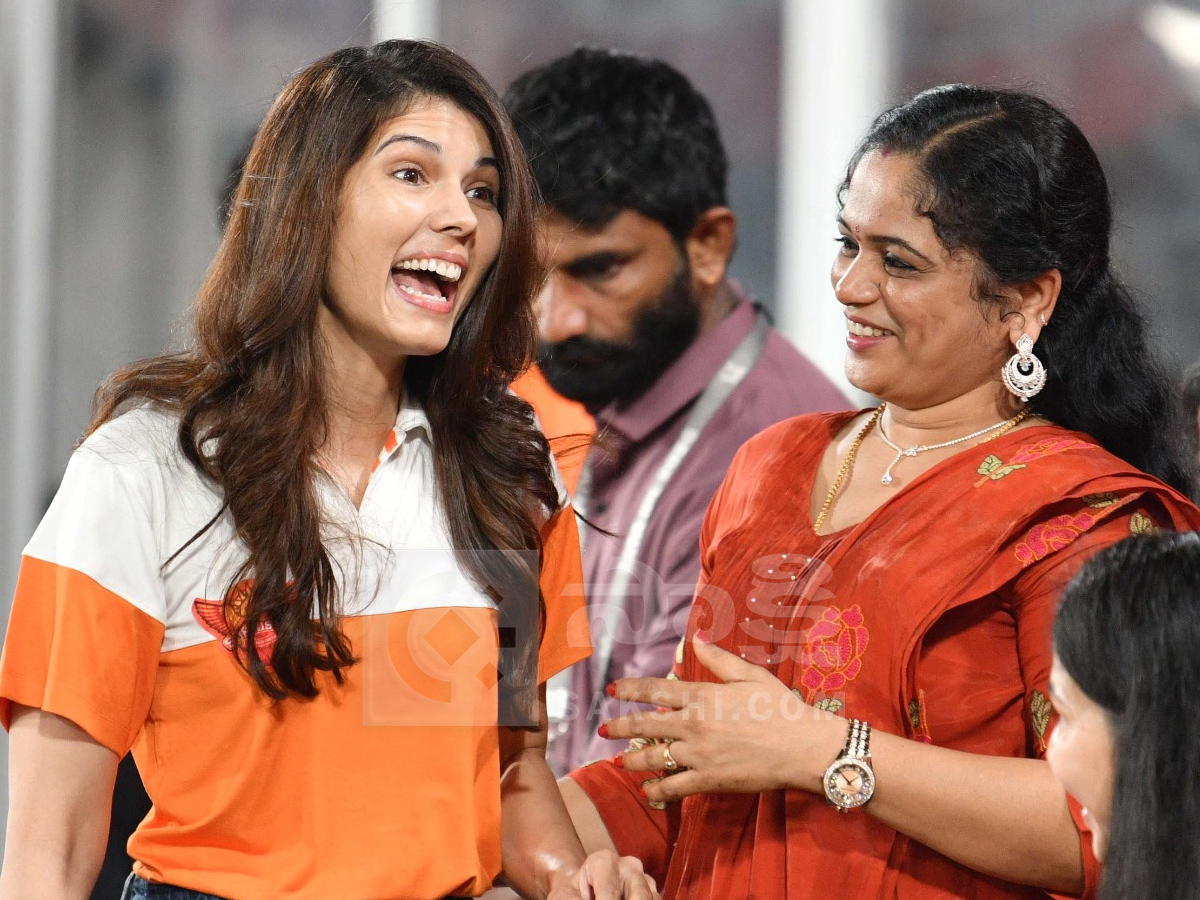 Celebrities In IPL Match At Hyderabad Uppal Cricket Stadium Photos37