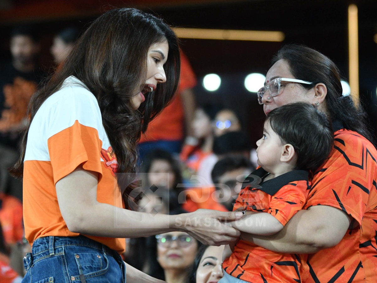 Celebrities In IPL Match At Hyderabad Uppal Cricket Stadium Photos39