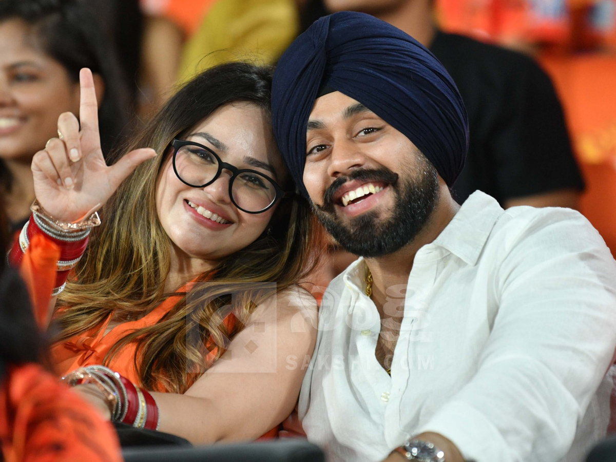 Celebrities In IPL Match At Hyderabad Uppal Cricket Stadium Photos43
