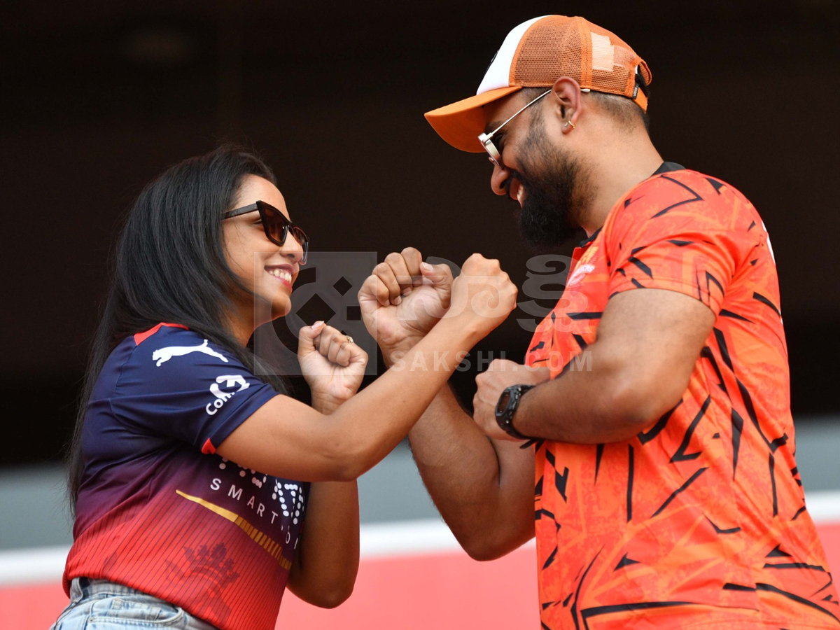 Celebrities In IPL Match At Hyderabad Uppal Cricket Stadium Photos13