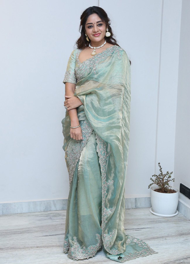 Deepshikha Chandran Gorgeous looks in Saree12