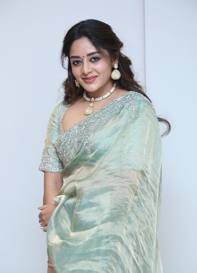 Deepshikha Chandran Gorgeous looks in Saree13