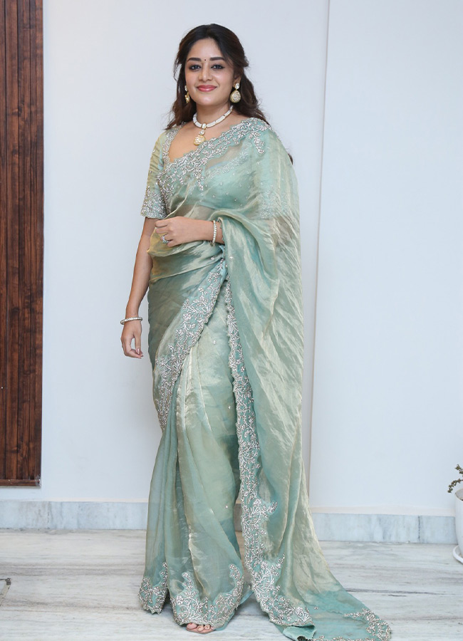 Deepshikha Chandran Gorgeous looks in Saree14