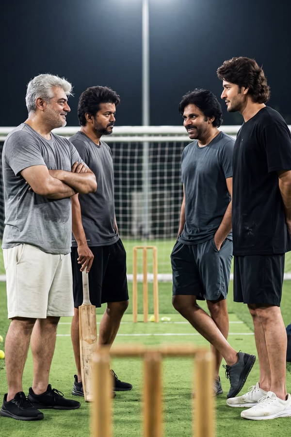 Mahesh plays cricket with Tamil star heroes?10