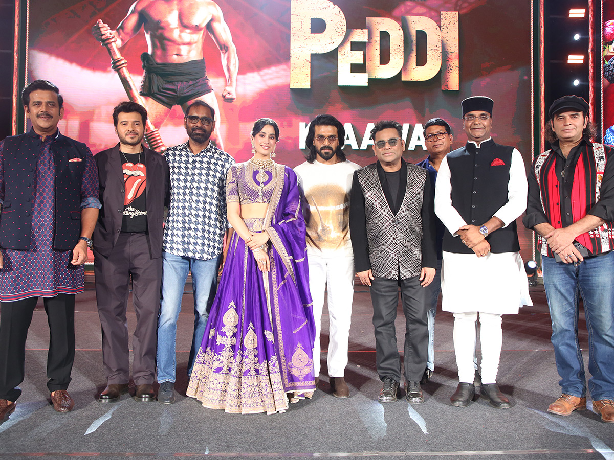 Ram Charan's Peddi Ki Awaaz' event a grand success photos10